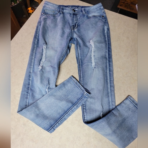Desire size 7 Women's Light Blue Jeans - Picture 2 of 10